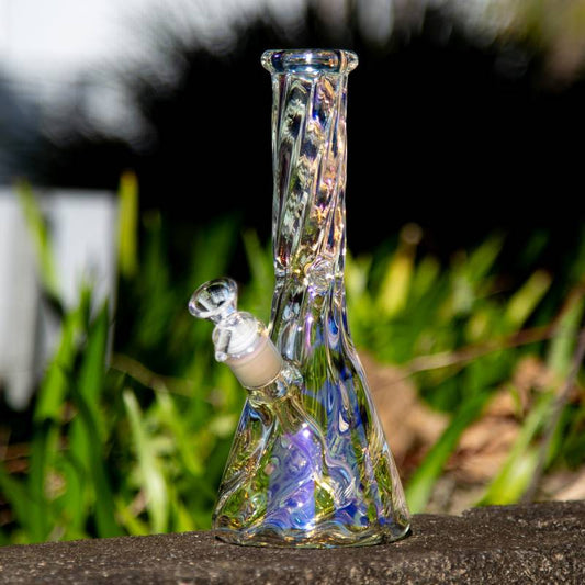 Chromatic Twist Mini Glass Beaker Bong